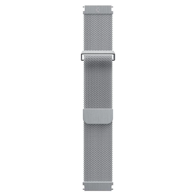 Sada pouzdra a řemínku Spigen Metal Fit Pro pro Apple Watch 4/5/6/7/8/9/SE (44 / 45 mm) - stříbrná