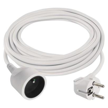 Emos Prodlužovací kabel – spojka, 5m, bílý P0115R