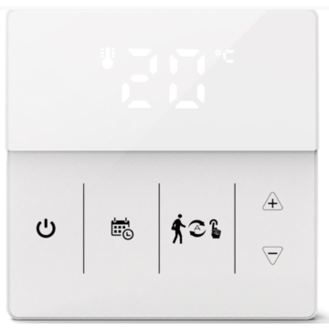 TUYA WiFi dobíjecí termostat 16A bílý TR061