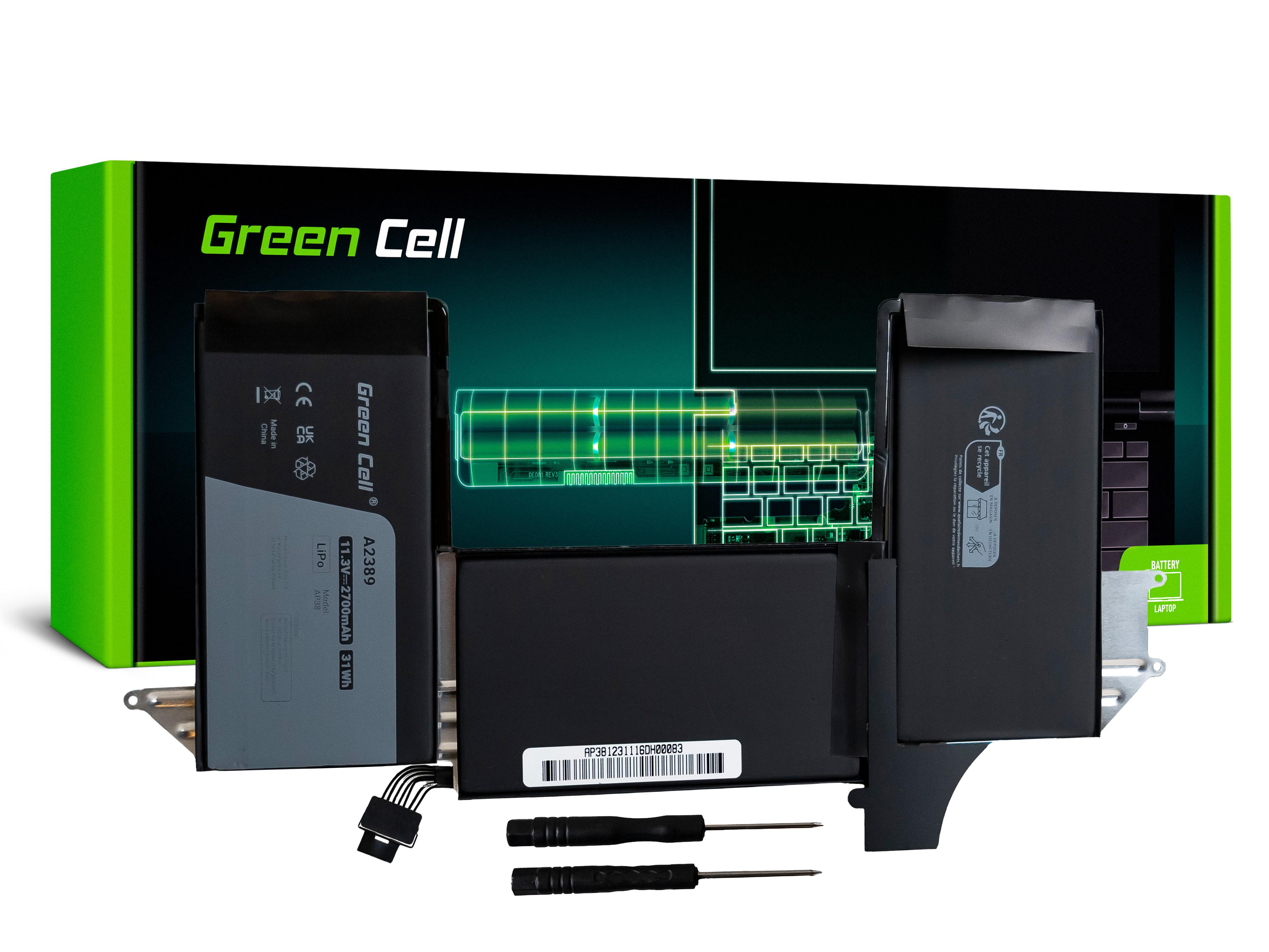 Green Cell Baterie A2389 na Apple MacBook Air M1 13 A2337 2020 AP38