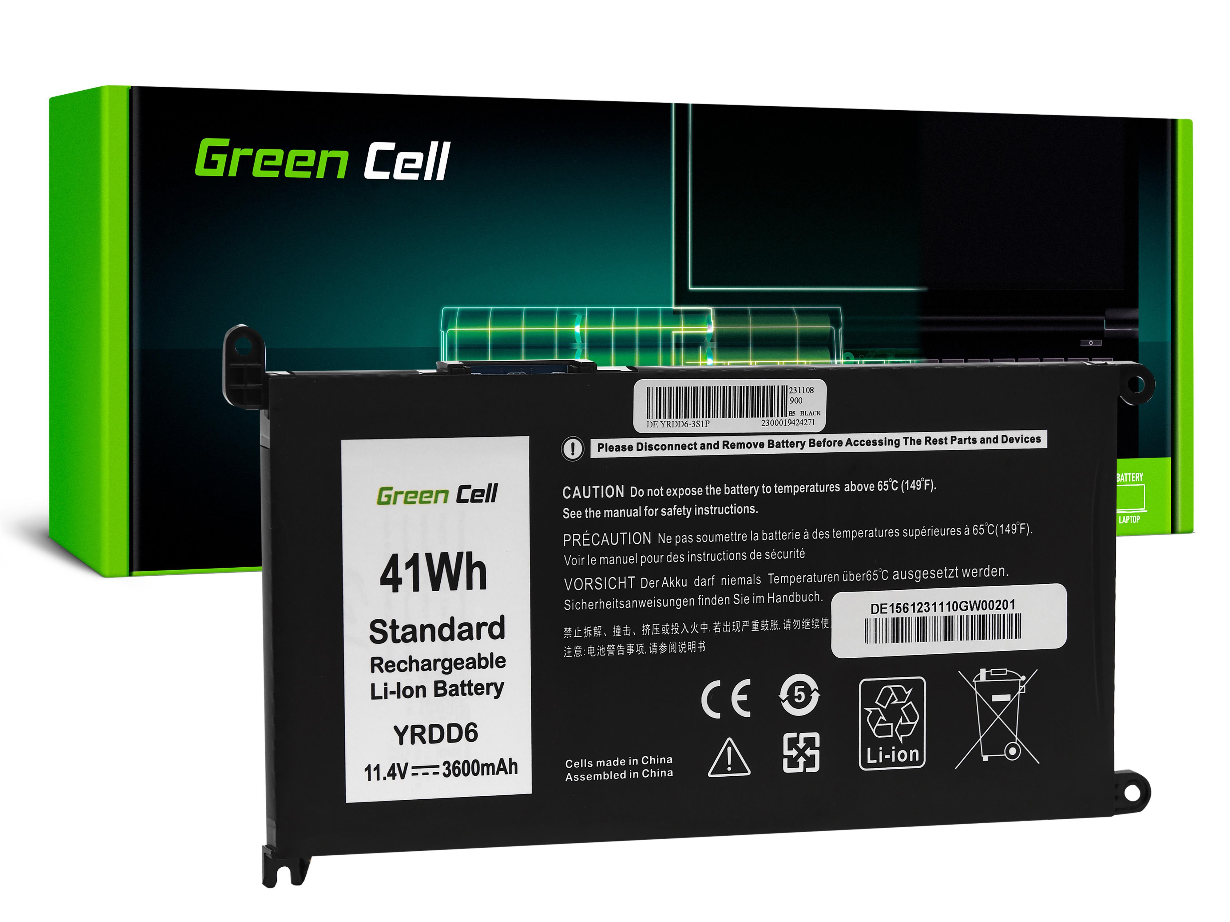 Green Cell Baterie YRDD6 1VX1H na Dell Vostro 5490 5590 5481 Inspiron 5481 5482 DE156