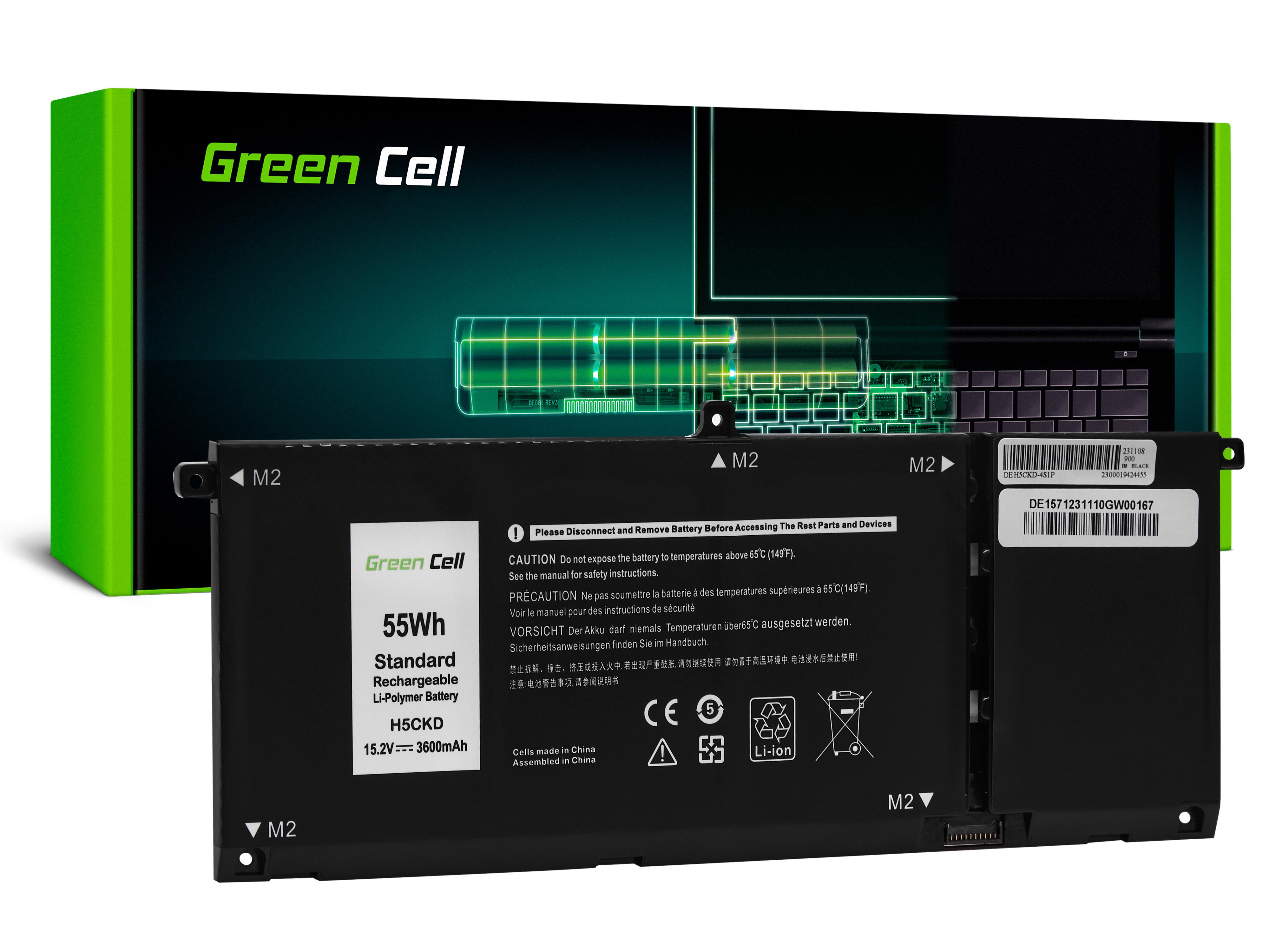 Green Cell Baterie H5CKD TXD03 na Dell Inspiron 5400 5401 5406 7300 5501 5502 5508 DE157