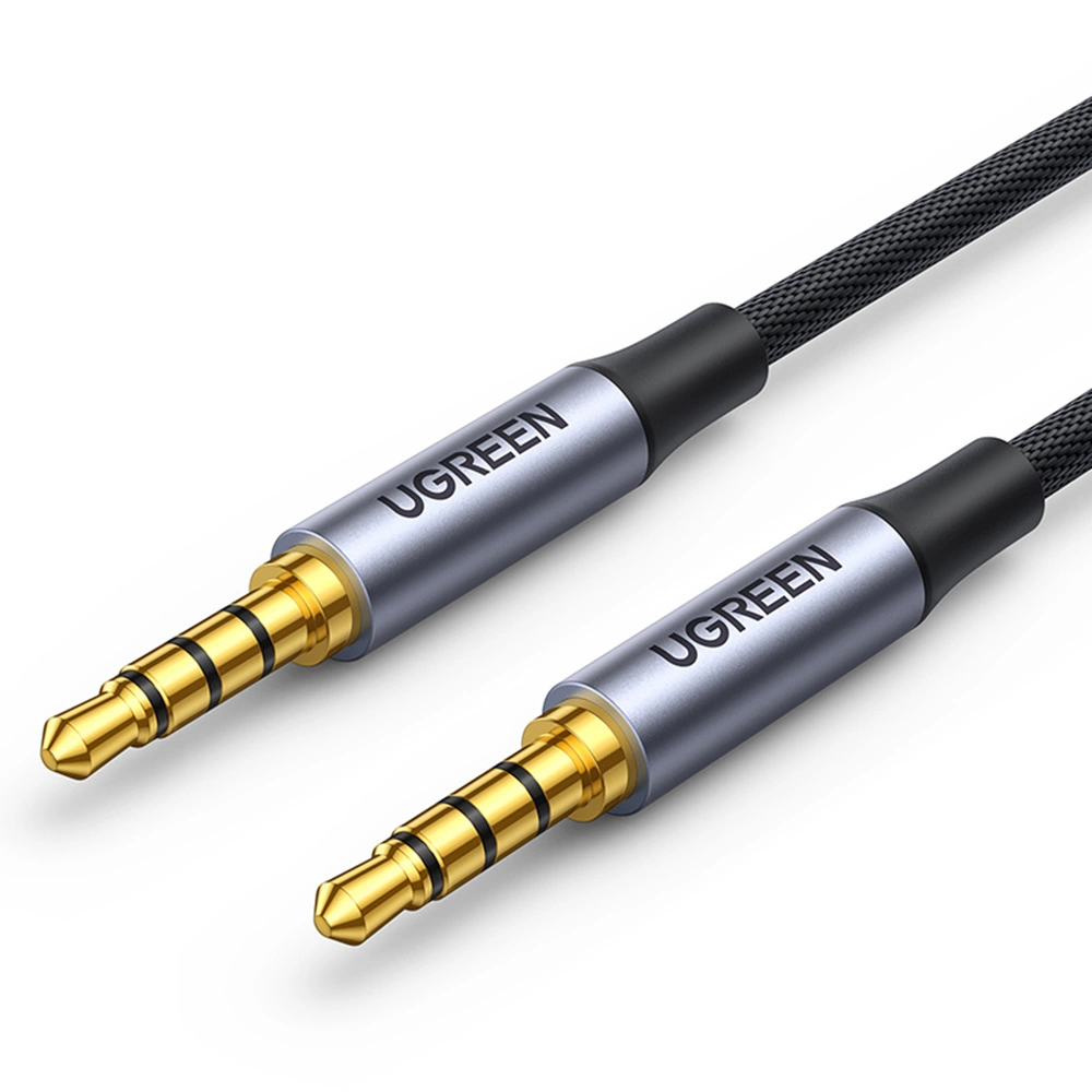 Ugreen kabel AUX mini jack 3,5 mm (samec) - mini jack 3,5 mm (samec) 2 m černý (AV183)