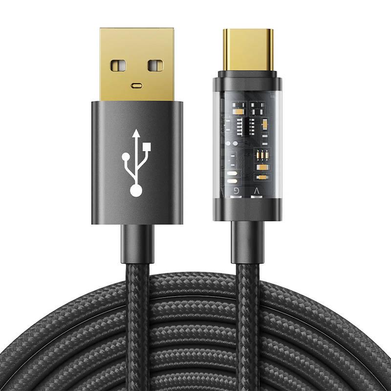 Kabel Joyroom USB na USB-C S-UC027A12 3A, 1,2 m (černý)