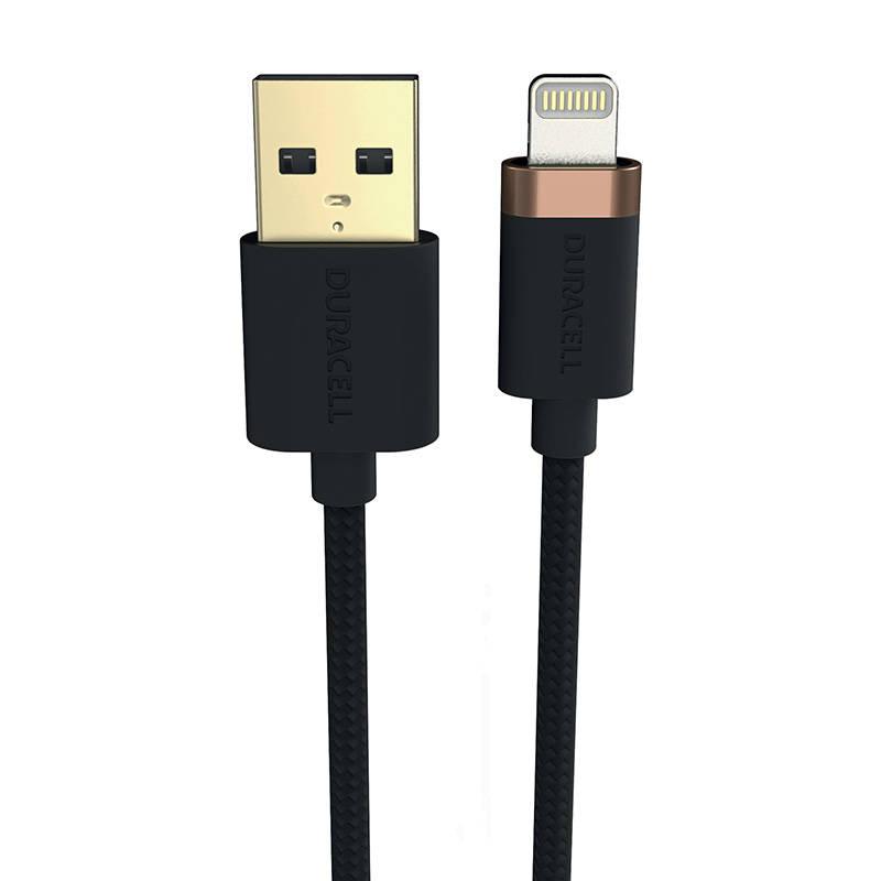 Kabel USB na Lightning Duracell 1 m (černý)