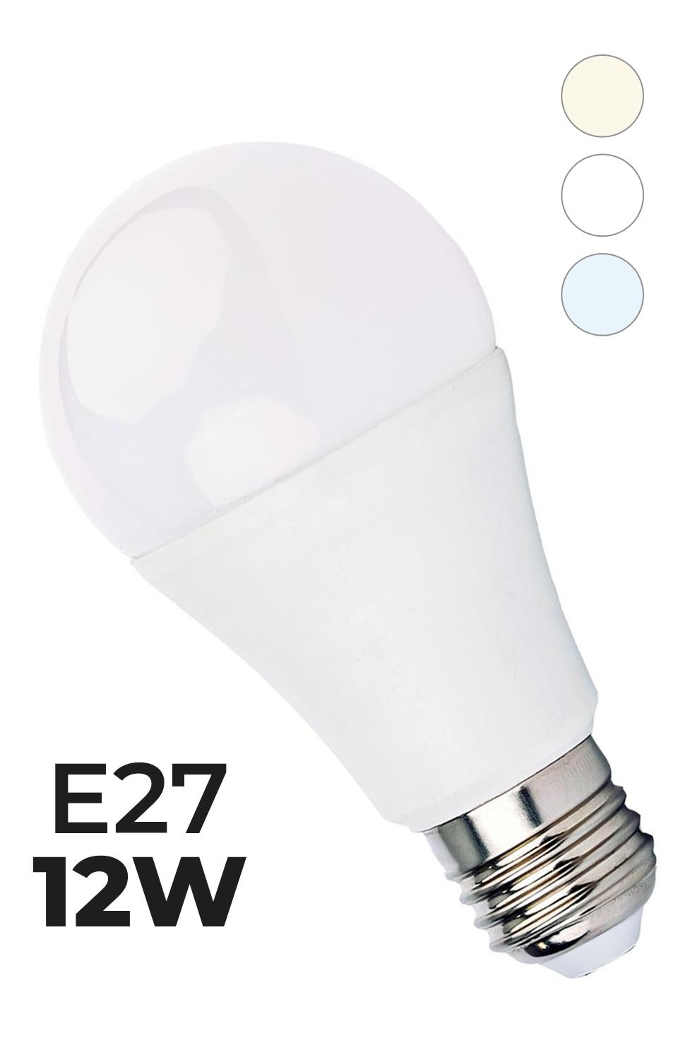 Berge LED žárovka - ecoPLANET - E27 - 12W=80W - 1050Lm - studená bílá